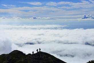 View from the summit of Shiroumadake