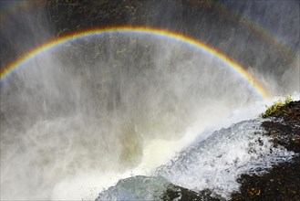 Double rainbow over Victoria Falls