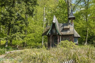 Witch's cottage at Stadtgarten botanical garden