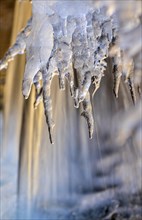 Frozen waterfall