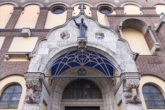 Entrance portal of the St. Anton Church