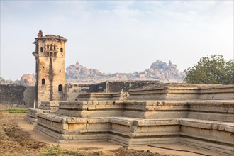 Watchtower and remains of a palace