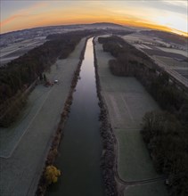 Aerial view River Thur