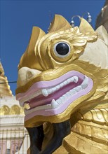 Golden Chinthe at Shwedagon Pagoda