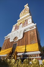 Brick relief at the Chedi of Wat Phra That Phanom