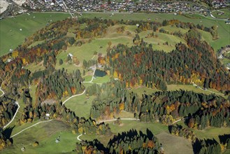 Kochelberg mountain with Kochelberg alp in autumn