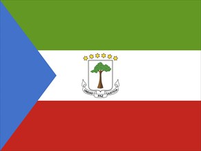 Official national flag of Equatorial Guinea