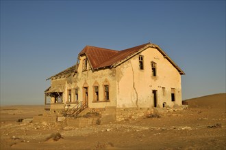 Decaying house of the accountant of the former diamond town Kolmanskop