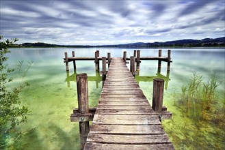 Wooden pier at Pfaffikersee