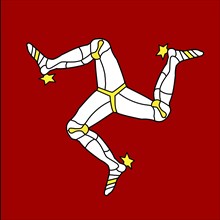 Official national flag of Isle of Man