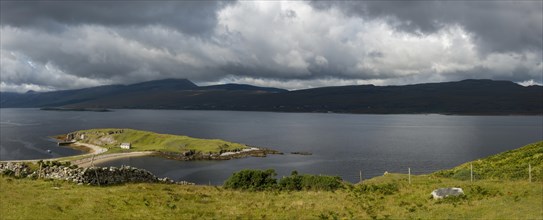 Peninsula Ard Neakie with dark clouds