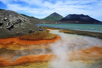 Hot Springs at Mt. Kombui and Mount Tavurvur