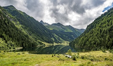 View into the valley over Riesachsee