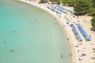 Bathers at Cala Galdana