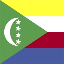 Official national flag of the Comoros