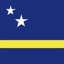 Official national flag of Curacao
