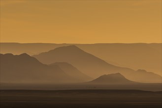 Sunrise over mountains