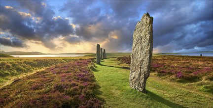 The standing stones of the Ring of Brodgar