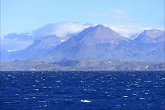 Mountain panorama at the lake