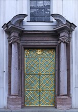 Entrance of the baroque Trinity Church