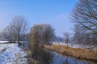 River Dinkel in winter