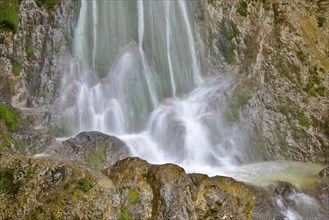 Waterfall at the entrance to Oberautal