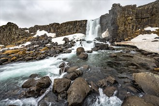 Oxararfoss Waterfall