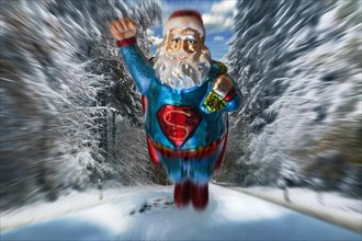 Santa Claus as Superman