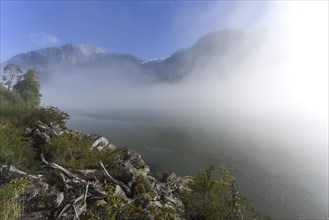 Lake Bayo in the fog