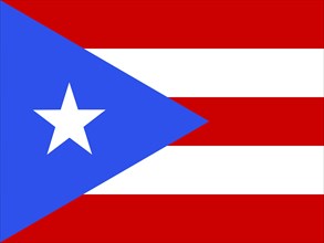 Official national flag of Puerto Rico