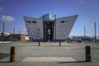 The Titanic Museum on the site of the former Harland & Wolff shipyard in the Titanic Quarter
