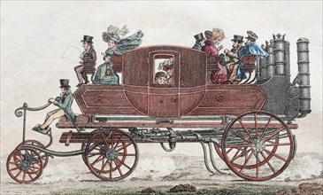 Gurney's steam coach