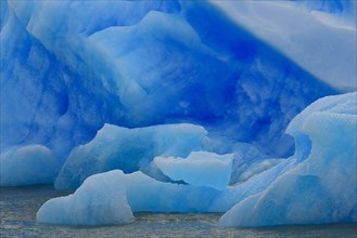 Fissured iceberg on Lake Argentino