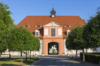 Gatehouse of stud farm in Graditz
