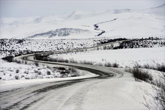 Dempster Highway in winter