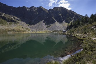 Mountain lake Lago di Mognola