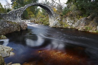 Historic Packhorse Bridge over the Dulnain