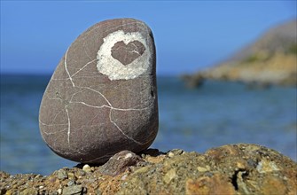 Stone with heart shape