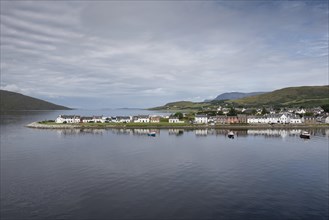 Ullapool port at Loch Broom in the Northwest Highlands