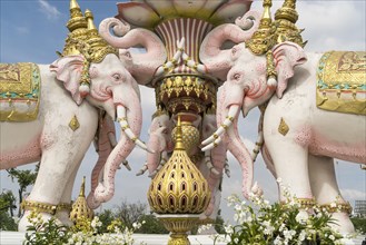 Statue of three-headed elephant Erawan