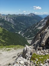 Hiking trail to the Hochvogel