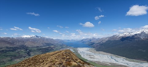 View of Lake Wakatipu from Mount Alfred