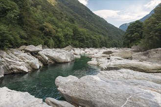 The Verzasca mountain river