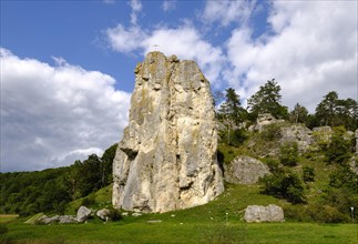 Climbing rocks Burgstein