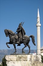 Equestrian statue of Skanderbeg