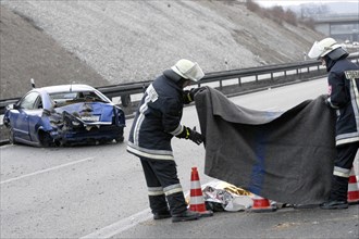 Fatal traffic accident on Autobahn