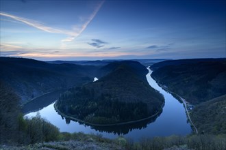 Big Saar loop at dusk