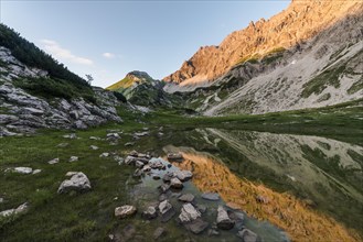 Mountains in the evening light