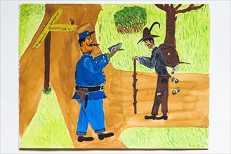 Policeman and robber
