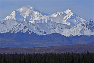 Mount McKinley with snow